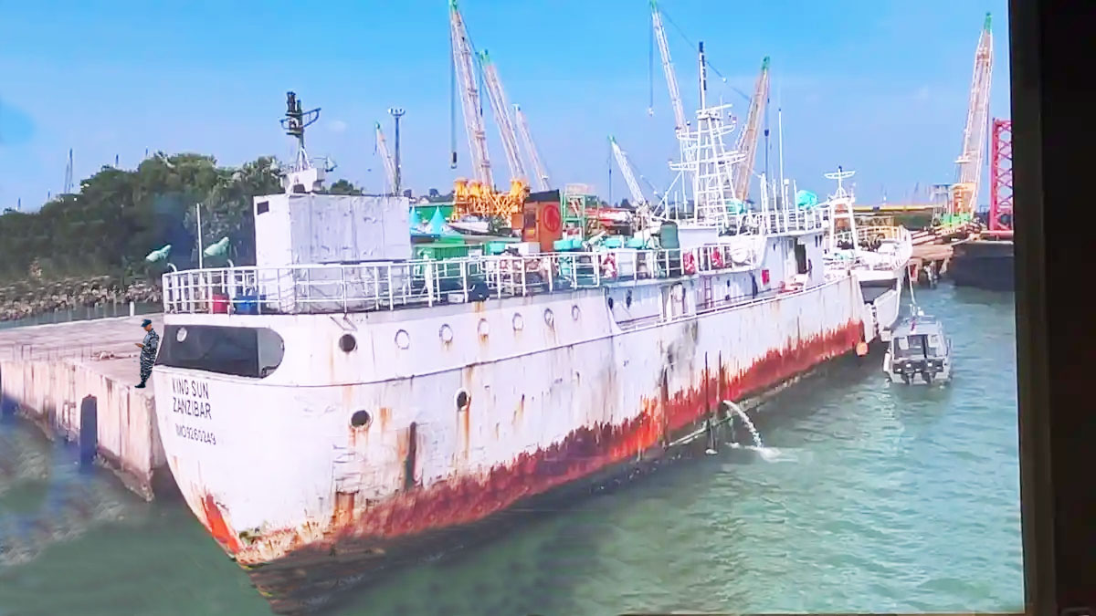 Bawa 1,3 Ton Ketamin di Perairan Berakit, Bintan, MV King Sun Diamankan