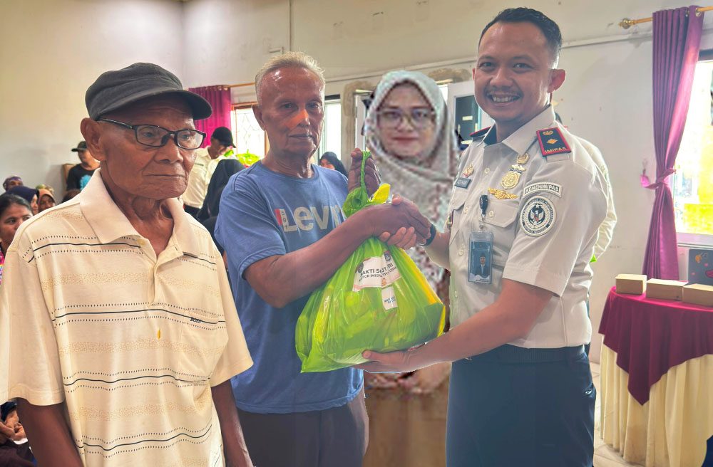 Angin Utara dan Selatan, Jadi Alasan Imigrasi Kelas II TPI Tanjunguban Bantu Masyarakat