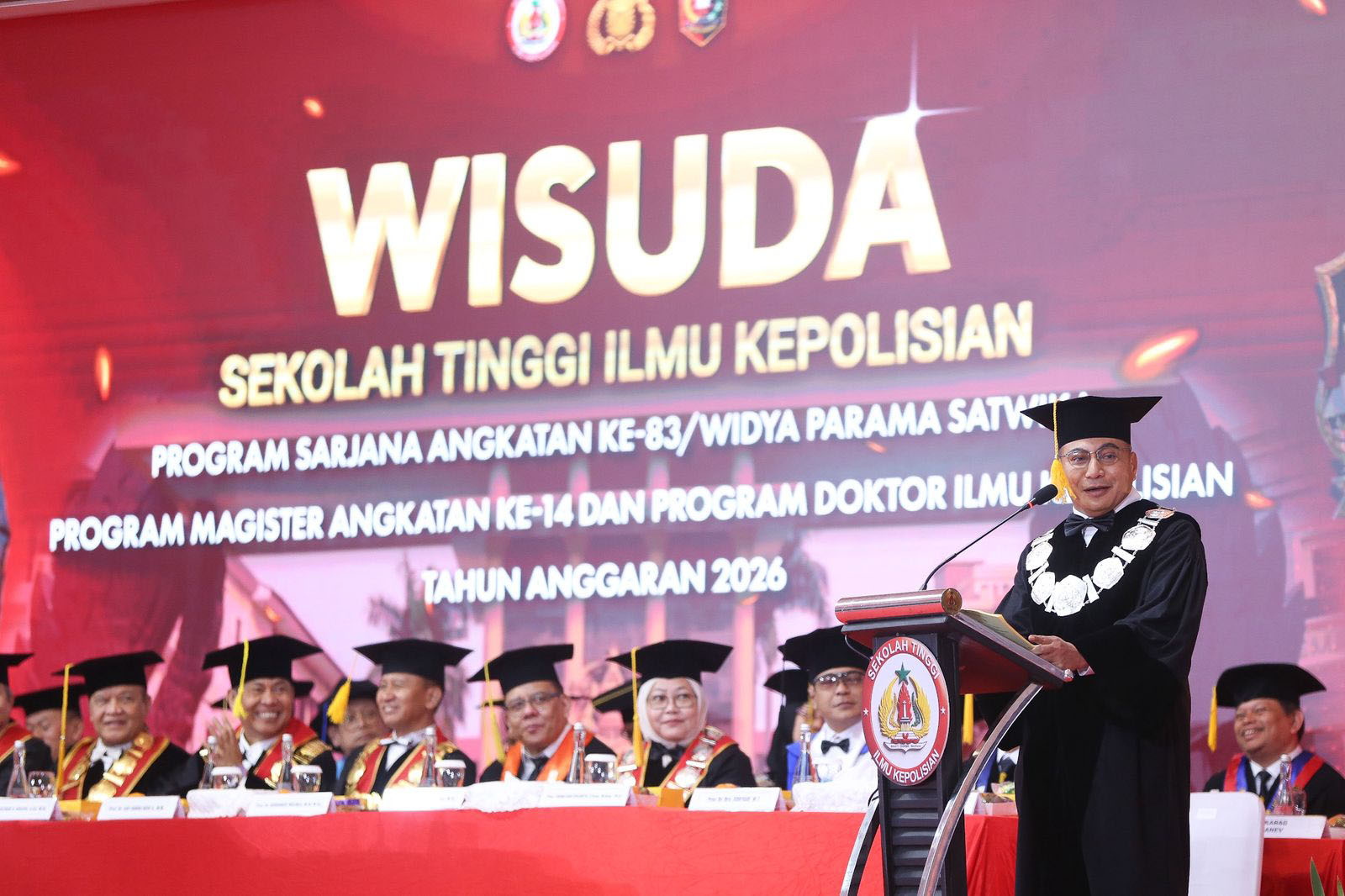 STIK Wisuda 289 Lulusan S1, S2, dan Doktor Ilmu Kepolisian, Irjen Herry Heryawan Sampaikan Orasi Ilmiah