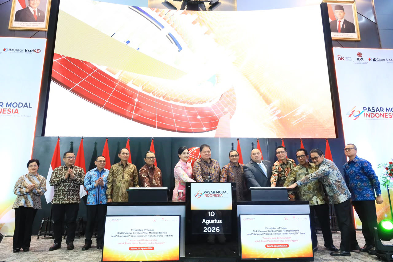 ETF Emas Resmi Meluncur di Bursa Efek Indonesia