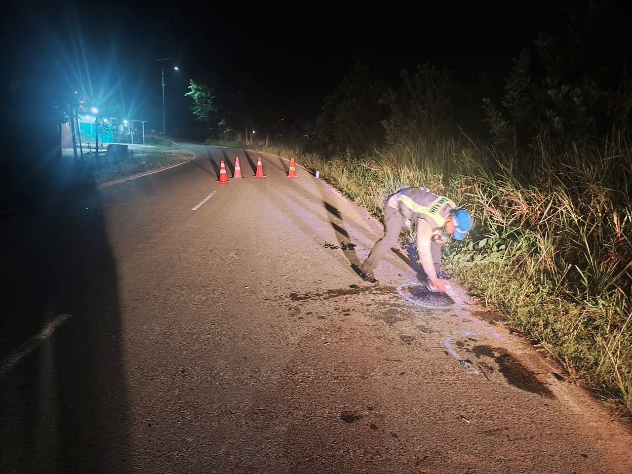 Jalan Lintas Timur Bintan Renggut Nyawa Seorang Pengendera Sepeda Motor