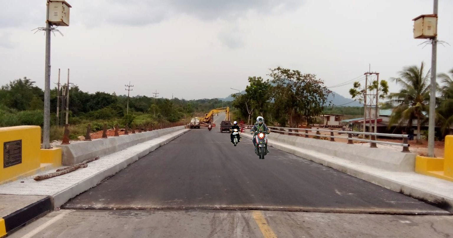 Momentum 17 Agustus, Tandai Pembukaan Jembatan Ekang Dan Anculai