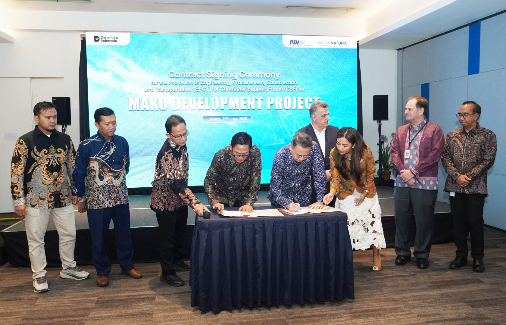 WNEL Jalin Kerjasama Dengan PT.PAL Bangun EPCT CSF Untuk Blok Duyung Natuna