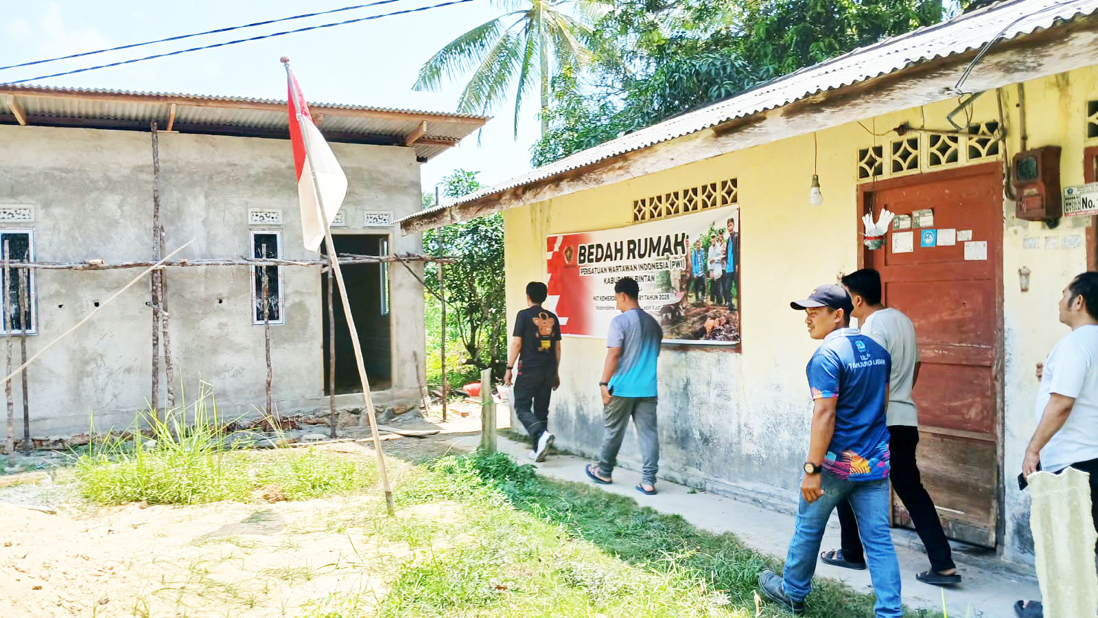 Ketua PWI Bintan Harjo : Pembangunan Rumah Akong Kim Leng Tinggal Finishing